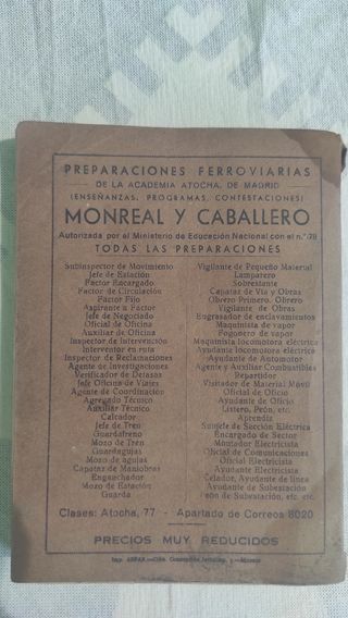 Factor de Circulación Oposiciones 1957