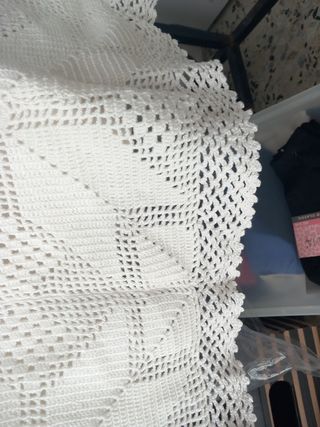 Colcha ganchillo artesanal