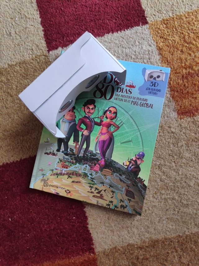 Libro/Juego "La vuelta al mundo en 80 días "