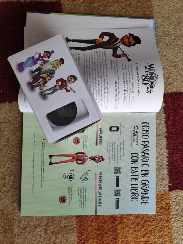 Libro/Juego "La vuelta al mundo en 80 días "