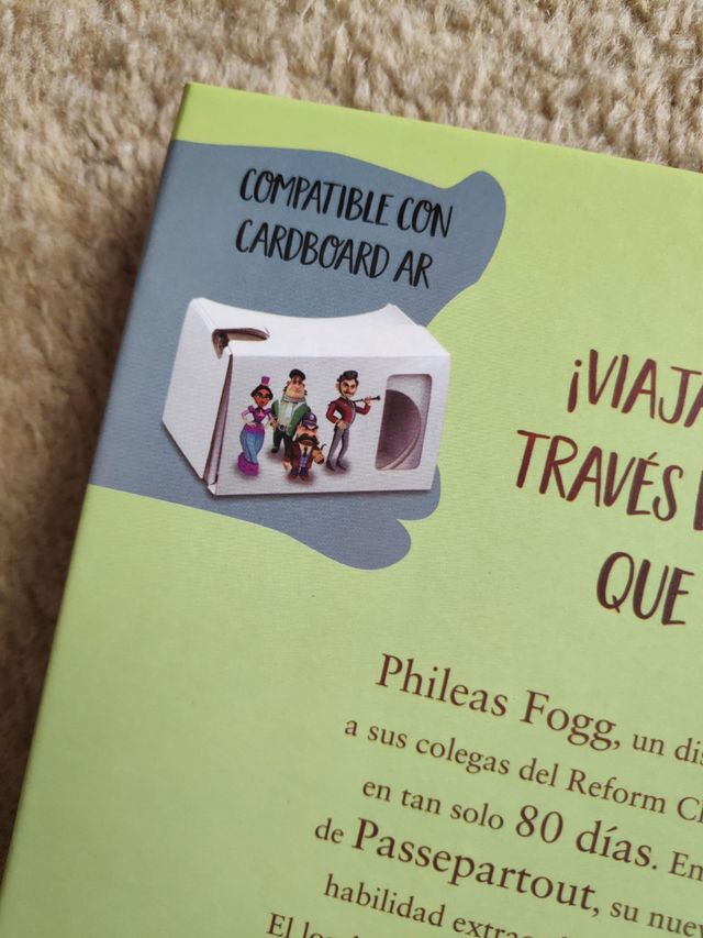 Libro/Juego "La vuelta al mundo en 80 días "