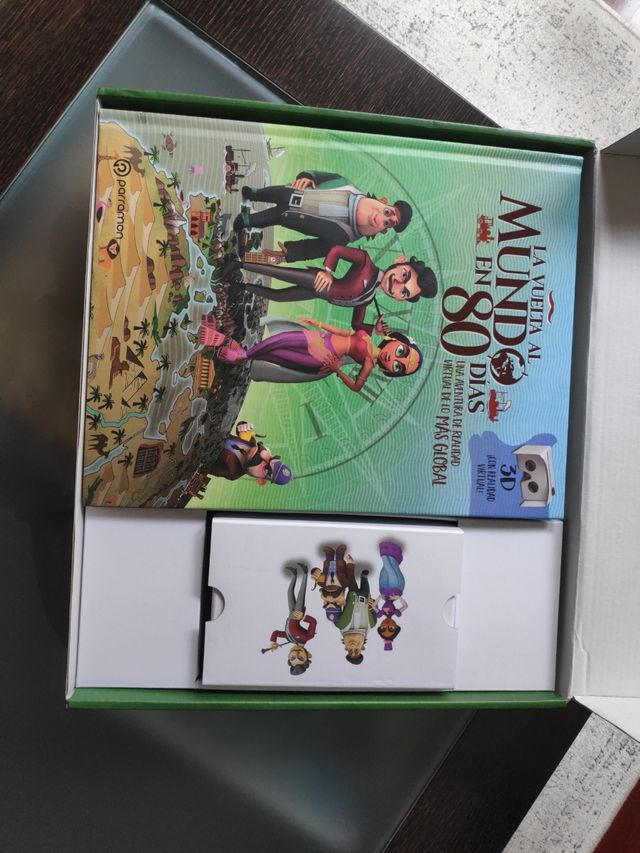 Libro/Juego "La vuelta al mundo en 80 días "