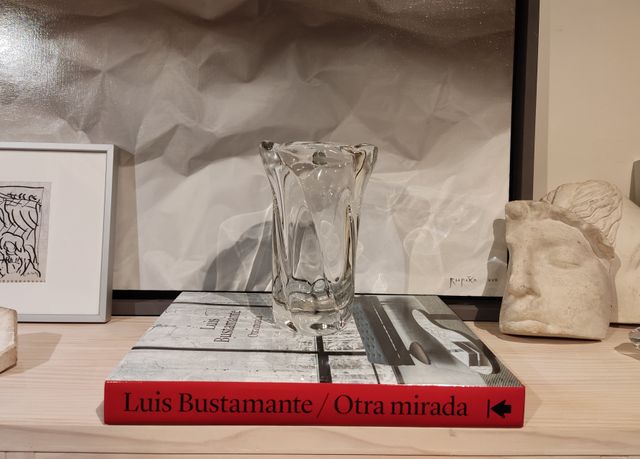 Jarrón en cristal francés Daum