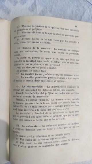 Libro de religión edición año 1948