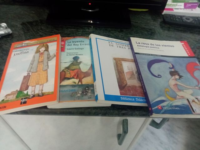 lote de cuatro libros