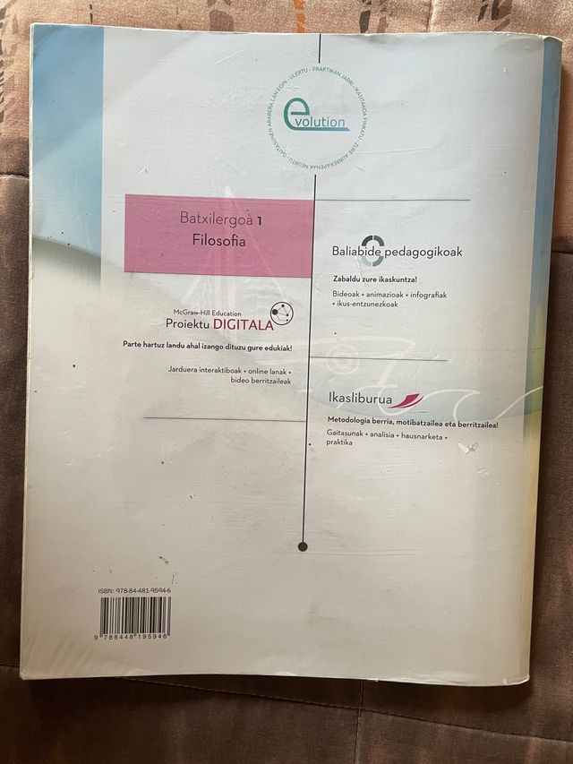 LIBRO FILOSOFIA BACH 1 EUSKERA