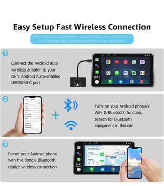 Adaptador Android Auto Inalambrico nuevo