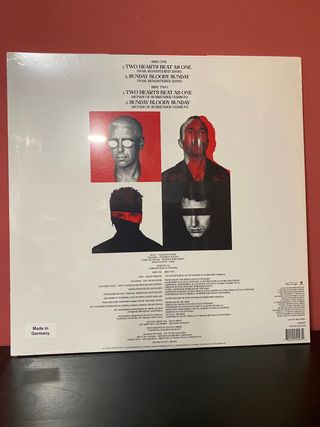 Vinilo U2 - Two Hearts Beat As One / Sunday Bloody