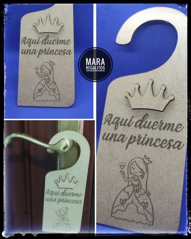 Colgador puerta Princesa