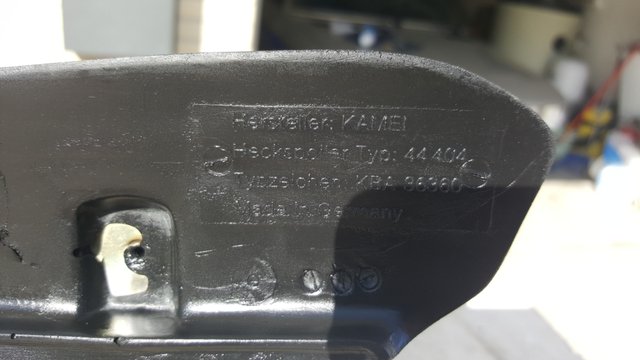 Alerón KAMEI original de Audi 80 y 90 b3 b4