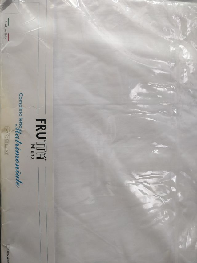 lenzuola matrimoniali cotone frutta 