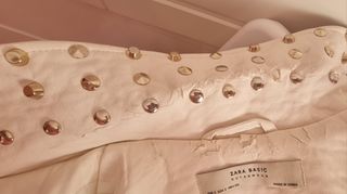 Chaqueta símil piel Zara