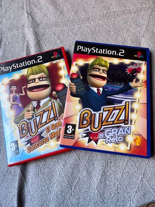 buzz juego PS2 + mandos