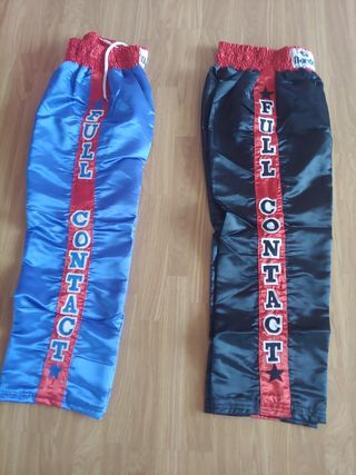 Pantalones largos full contact