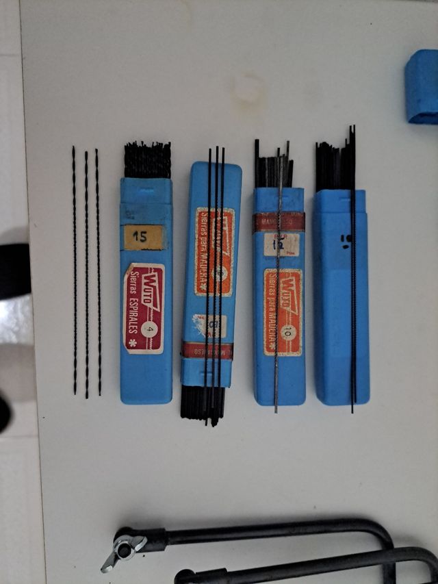 lote Sierra marquetería y sierras 