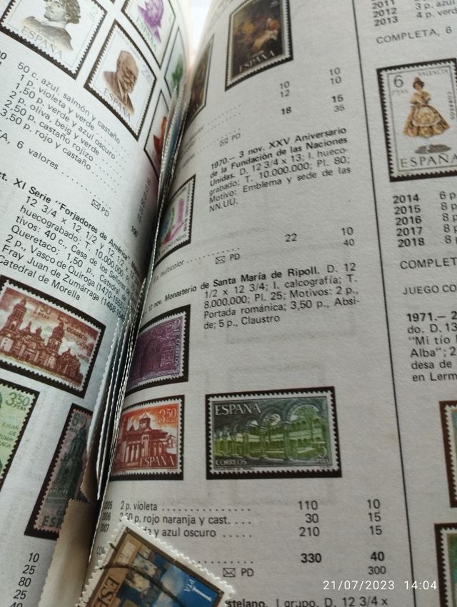 SELLOS DE ESPAÑA 1985