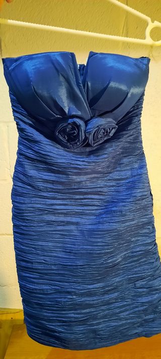 VESTIDO AZUL DE FIESTA