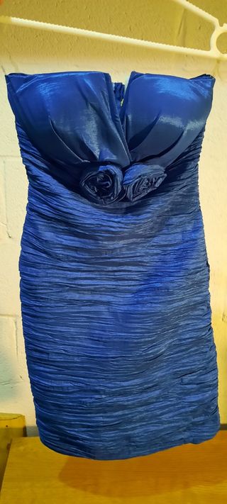 VESTIDO AZUL DE FIESTA