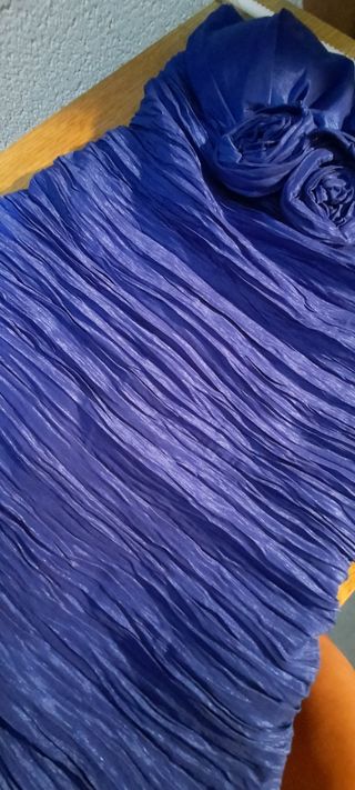 VESTIDO AZUL DE FIESTA