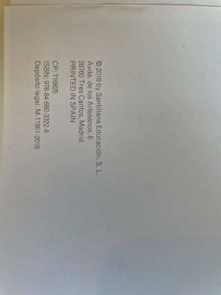 Libro de matemáticas de segundo de bachillerato