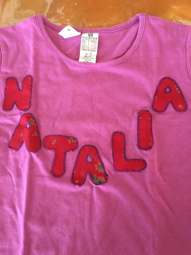 Camiseta niña rosa NATALIA