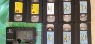 Pack 53 cintas VHS (disney,..) + adaptador VHS JVC