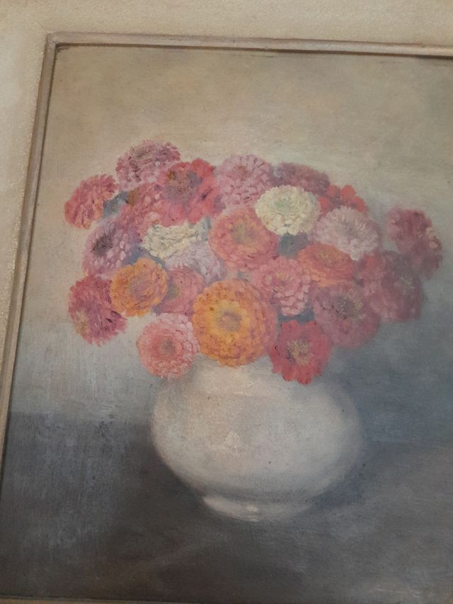 Dipinto ad olio di pittore piemontese anni 50