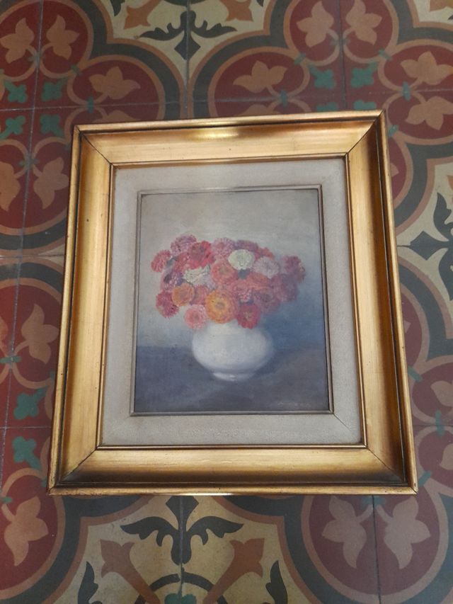 Dipinto ad olio di pittore piemontese anni 50