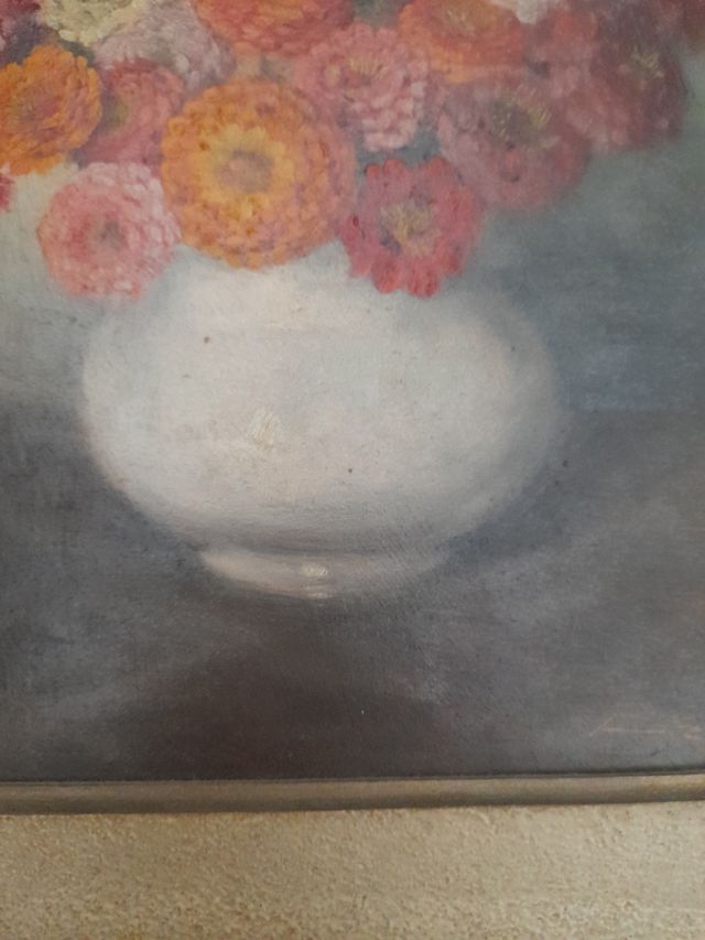 Dipinto ad olio di pittore piemontese anni 50