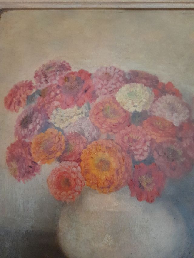 Dipinto ad olio di pittore piemontese anni 50