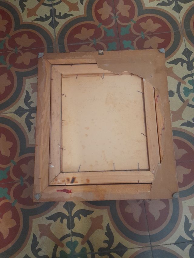 Dipinto ad olio di pittore piemontese anni 50