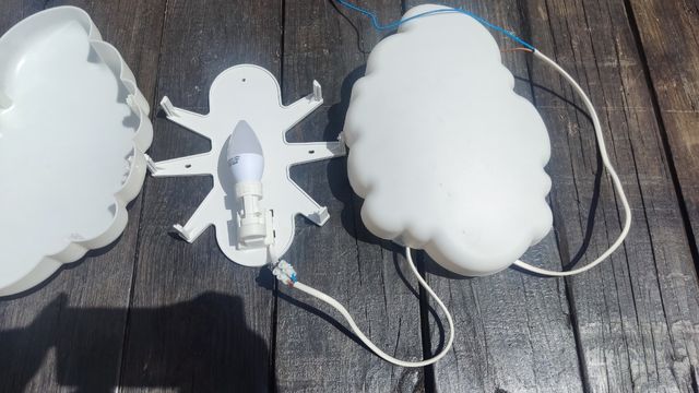 Lampara en forma de nube para bebés 