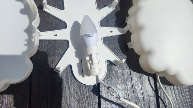 Lampara en forma de nube para bebés 