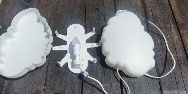 Lampara en forma de nube para bebés 