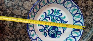 Cuenco o frutero de barro