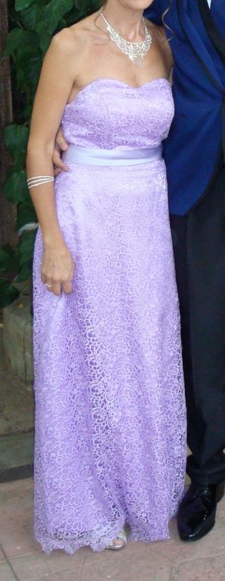 Vestido ideal fiesta"la rosa azul"