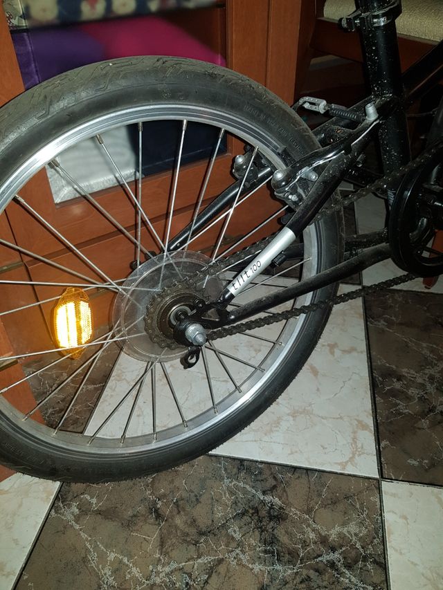 bici  plegable  b twin