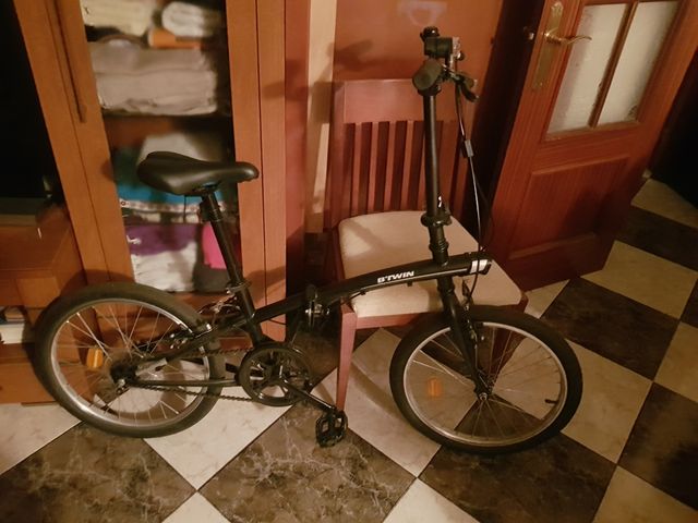 bici  plegable  b twin