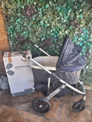 Pack Uppababy Vista, cochecito, capazo, grupo 0