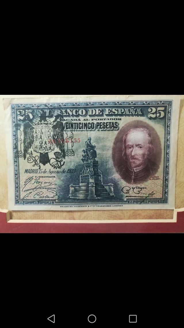 Montaje con billetes españoles espectacular