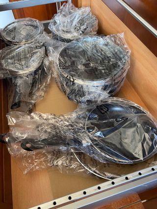 BATERIA DE COCINA 10 piezas (A estrenar)