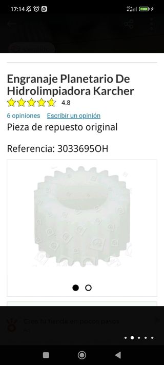 engranajes karcher k2