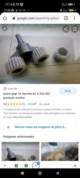 engranajes karcher k2