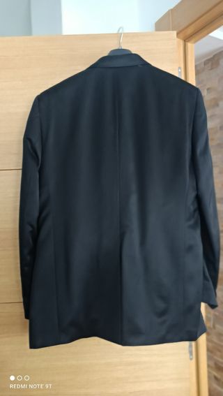 Traje de novio negro talla 48