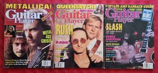 3 Revistas GUITAR PLAYER Ano 1991