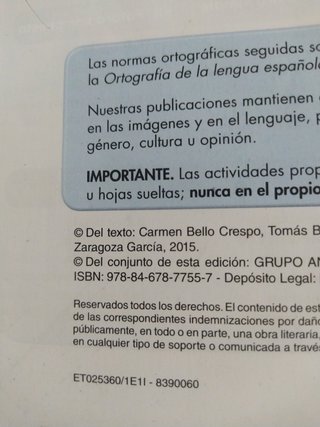 Libros 4 °primaria