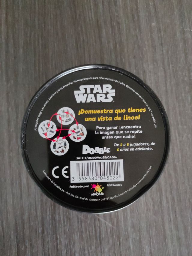Juego Dobble star wars mandalorian