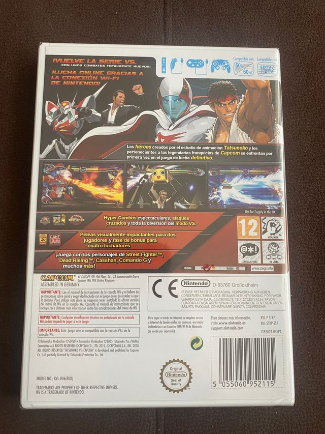 tatsunoko vs capcom wii (precintado)