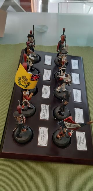 soldado/ figuras de plomo napoleónicos siglo XIX