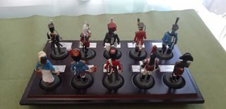 soldado/ figuras de plomo napoleónicos siglo XIX